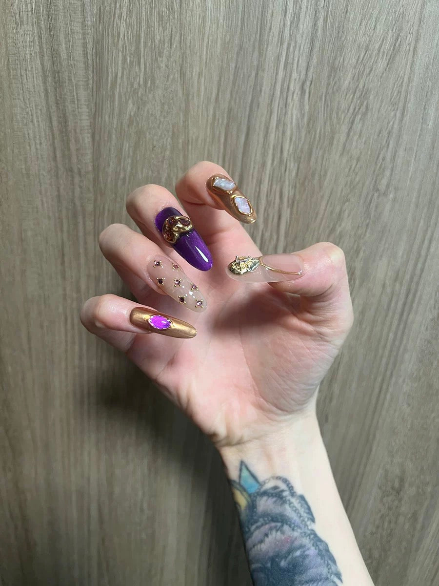 Purple Flow - Madeready Nail